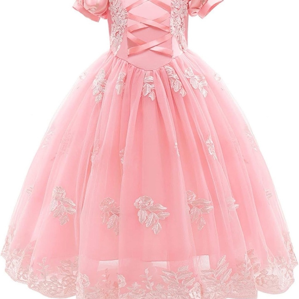 Elegant Pink Lace Dress size 4/5 (110) New w/o Tags